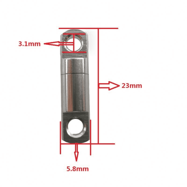 Heavy Duty Diving Finger Reel Line Double Swivels 316 Stainless Steel Swivel - Image 5