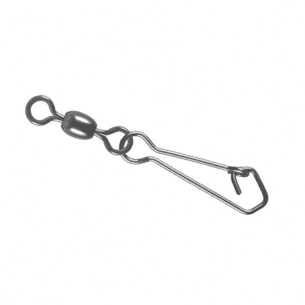 Fishing Crane Swivel with Hooked Snap Carp Fishing Swivels Hooks Accessories