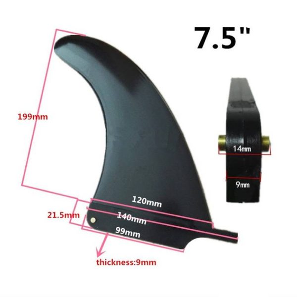 7.5 Inch Longboard Fin Surfboard Accessories Single fin - Image 3