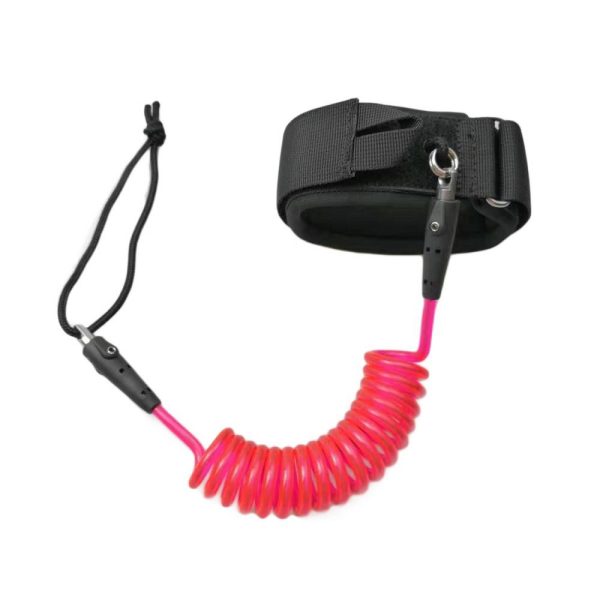 High Quality Coiled Bodyboard Leashes SUP Waist Leash - Image 5