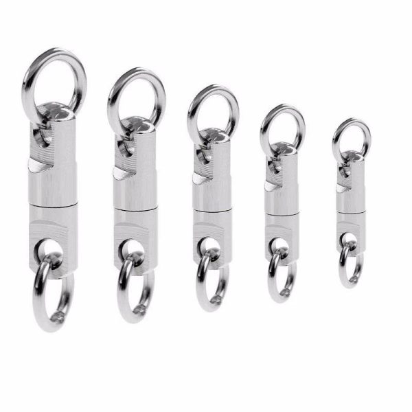 High Strength Stainless Steel Heavy Duty Fishing Swivel With Solid Ring - Image 3