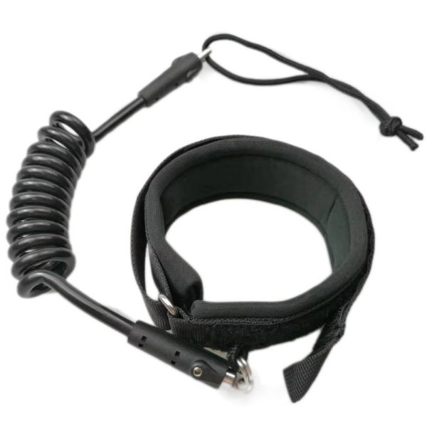 High Quality Coiled Bodyboard Leashes SUP Waist Leash - Image 2