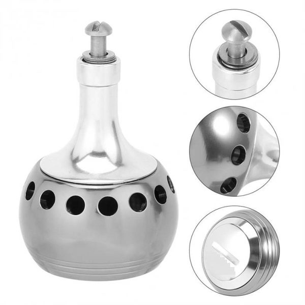 35mm all metal fishing reel handle rotating drum baitcasting fishing reel knob - Image 3