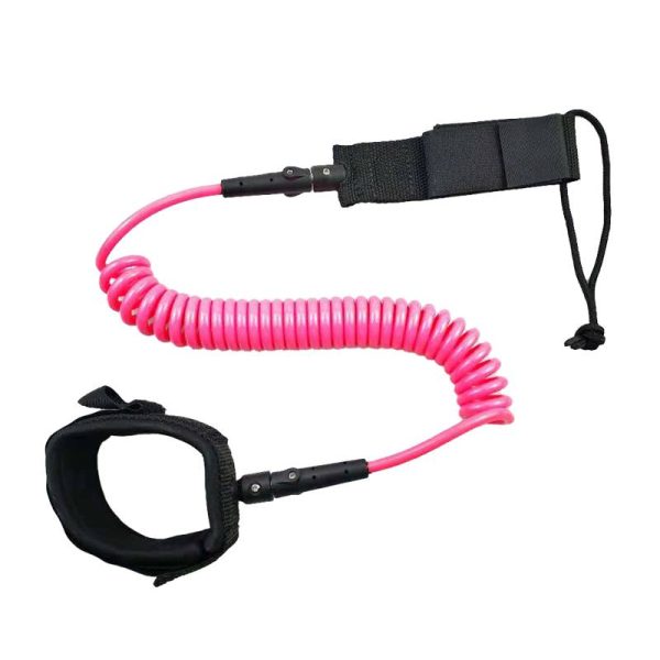 Premium TPU Factory Direct Supply Custom Bodyboard Coiled Leashes