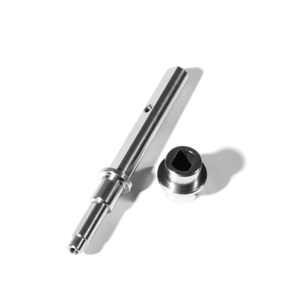Automotive Carbon Steel Shaft Metal Machining Parts 0.02mm Tolerance - Image 2