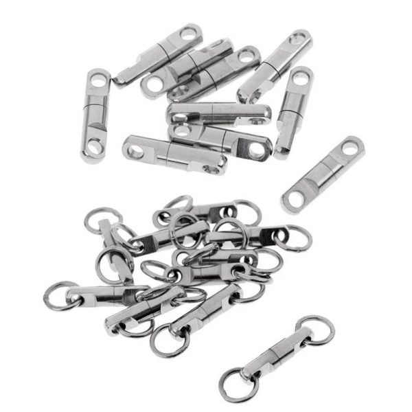 High Strength Stainless Steel Heavy Duty Fishing Swivel With Solid Ring - Image 2