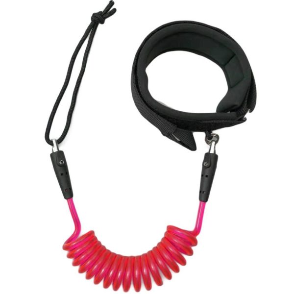 High Quality Coiled Bodyboard Leashes SUP Waist Leash - Image 6